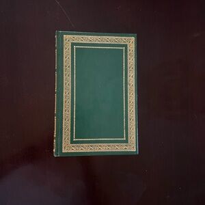 Elegant Green Hardcover Book with Gold Detailing